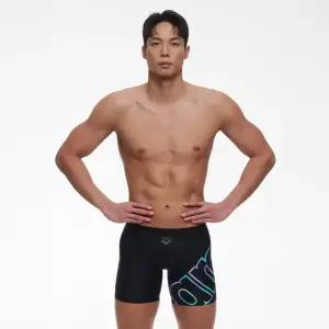 [아레나수영복] 오로라엣지 남성 3부 A6BM1MF07BLK