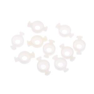 트럼펫용 호환 피스톤 용수철 브래킷 플라스틱 밸브 패드 호환 액세서리 교체 부품 코넷 지지 플레이트 10