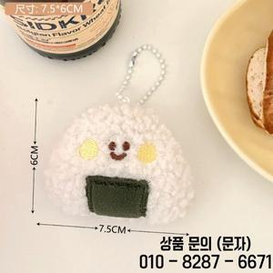 30개/묶음 6cm 귀여운 음식 테마 플러시 인형 펜던트 스시 주먹밥 참신한 가방 키체인