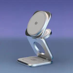 레드빈 더베러 25W QI2.2 3IN1 맥세이프충전기 애플워치 무선충전 RDP1-M