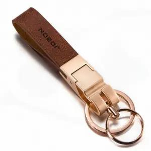남성 여성 공용 차량용 가죽 스마트키 홀더 열쇠고리 스트랩
