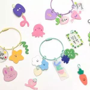 솜씨키트 마술 종이 슈링클스 와이어 키링 DIY키트 만들기세트 열수축종이