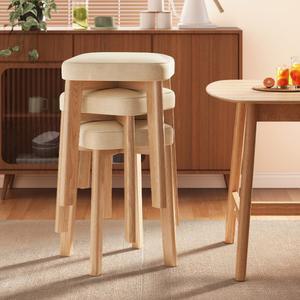 원목 스툴은 부드러운 가방형 사각 스툴로 수 내구성이 예비 쌓아서 튼튼하고 식사용 가정용으로 식탁용 스툴입니다 뛰어난 있으며, 높은 심플한 벤치, 사용할