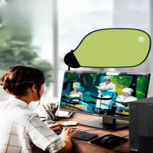 사무실 햇빛가리개 컴퓨터 차양 가리개 책상 실내 차단 창문 가림막 캐노피