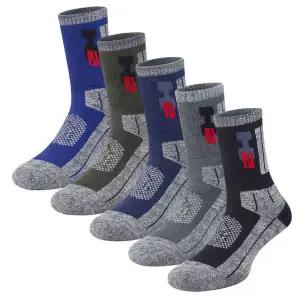 [NS홈쇼핑]5켤레 유니미스 국산 남성 연사 등산양말 쿨파일 이중쿠션[35804728]