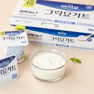 매일 바이오 그릭 딜라이트 무가당 플레인 8본 (80G*8)