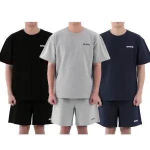 아웃도어프로덕츠 성인 스웨트 셋업 남자 트레이닝복 여름용 세트 상하의 반팔 반바지 추리닝