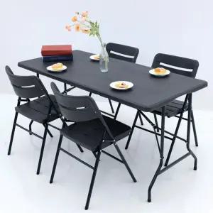 올인원 접이식 테이블의자세트 1520 접이식 4인세트 식탁세트 가판대 야외테이블세트