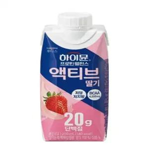 일동후디스 하이뮨 프로틴 밸런스 액티브 딸기 250ml, 1개