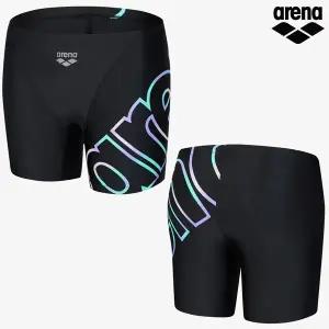 아레나 남성수영복 오로라엣지 3부 A6BM1MF07BLK