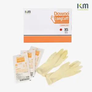 닥터엑스 케이엠헬스케어 진료용 멸균 라텍스 장갑 LongCuff