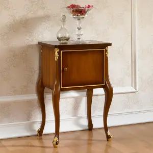 토브 마호가니 폰테이블(협탁)-엔틱골드