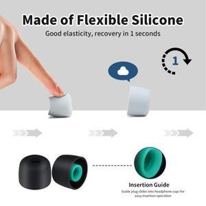 OKCSC XM5 피부 친화적인 재사용 가능한 인이어 소음 차단 이어플러그 감소 스펀지 이어캡 소니 WF-1000XM5