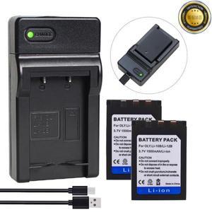 Li12B Li 배터리 Olympus  슬림 충전기