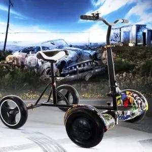 호버보드 두발전동휠 개조 카트 네발 전동휠 전동킥보드 변형 4륜 에스티