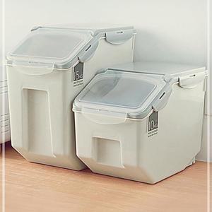 곡물통 10kg 쌀포대 쌀통 잡곡용기 10L 잡곡통 뚜껑 도어 GDM 커피용기 견과류용기 식재료용기 곡물용기