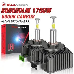 D3S D1S LED 헤드라이트 Canbus 11 HID D2S D4S D5S D8S D1R D2R D3R D4R 자동 램프 8000000 자동차용 LM 1