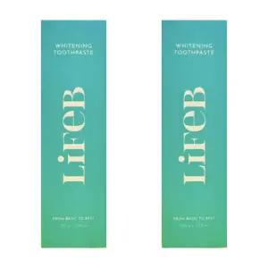 더라이프비 미백치약 더 라이프B 화이트닝 100g 2개 DJ