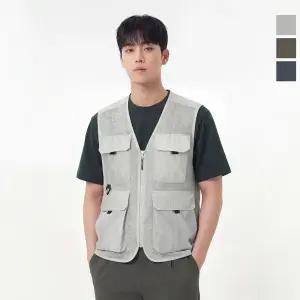 웨스트우드 남성 경량 메쉬 낚시 베스트_WO2MTVT609