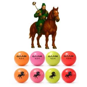 디맥스프로 감 GAAM 적토마 야광 축광 파크골프 공 1개/3겹 3피스 파크 골프 볼 형광 야간 주간 게임 경기