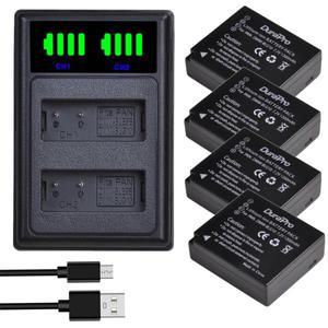 파나소닉 루믹스 GF5 GX7 LX100 GX80 카메라용 듀라프로 DMW-BLG10E DMW 배터리 + 충전기