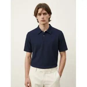 지오지아 남성) 조직 버튼 카라티_ABF2TT1103