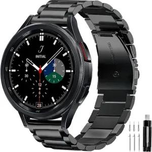 골드톨럭 스테인리스 스틸 밴드 삼성 갤럭시 워치 8 7 6 5 4 클래식 FE 프로 40mm 남성 밀라노 대체 금속