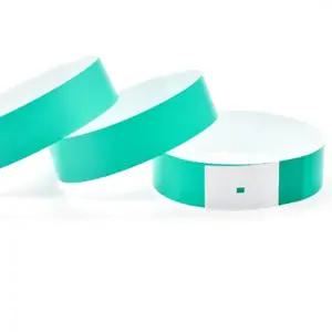 (10장 라임그린) 입장권 팔찌 종이 일회용 티켓 팔찌/손목띠/공연장/손목팔찌/입장팔찌/놀이공원/단체/행사