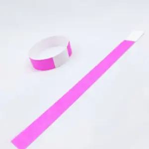 (10장 핑크) 일회용 팔찌 손목 티켓팔찌 핑크색 입장 티켓/종이/공연장/입장팔찌/입장권/놀이공원/손목띠