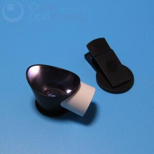 optometria 단순 홍채 상태 검사기 1.00X-3.00X 카메라 핸드폰 어댑터 안과 의사 사진 촬영자 LED 전구 조명