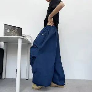 바지 네이비 남성용 여름 캐주얼 트레이닝 운동복 속건 스포츠 와이드 힙합 재즈 댄스 커브 admr2