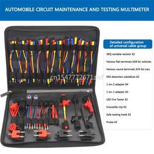 70개 자동차 범용 배선 하네스 그룹 전자 커넥터 케이블 수공구 테스터
