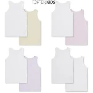[롯데백화점]탑텐키즈 여아) 코튼스판 탱크탑 (2매입) (MKG5UL2001)