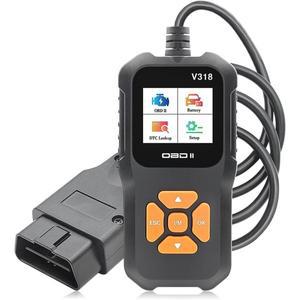V318 obd2 스캐너 자동차 오류 진단 도구 엔진 읽기 결함 라이트 정리 기계 10 언어