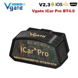 Vgate iCar Pro ELM327 V2.3 블루투스 4.0 WIFI IOS용 BT3.0 안드로이드 OBD2 진단 도구 ELM 327 BLE4.0 자
