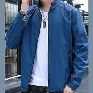 윈드자켓 브레이커 남자 남성 경량 바람막이 방수 등산 잠바 여름 점퍼 테일러드핏ijk531
