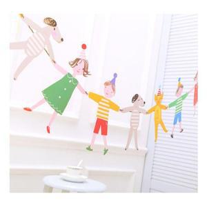 파티가랜드-손에손잡고 종이가랜드 축하가랜드 생일가랜드 이벤트가랜드 벽장식 이벤트소품 파티소품