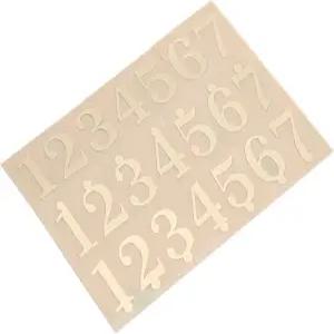 초보자를 위한 투명한 글꼴 인쇄 타악기 노트 라벨이 있는 에테리얼 드럼 스티커 0.1mm 두께의 PVC 브론징