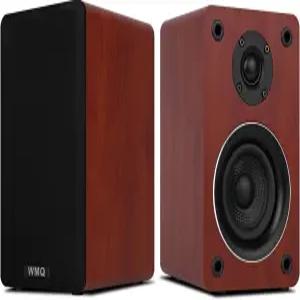 WMQ 40W*2 홈 시어터 서라운드 사운드 스테레오 패시브 근거리 모니터용 책장 스피커 2방향 수신기 또는