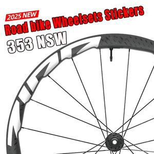 새로운 로드 바이크 림 데칼 353NSW 휠셋 스티커에  사이클링 액세서리 자전거 장식