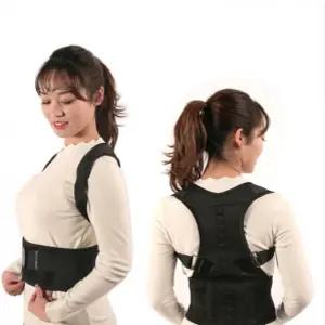 직장인 학생 바른 자세 어깨 척추 허리 고정 밴드 M 체형 보정기