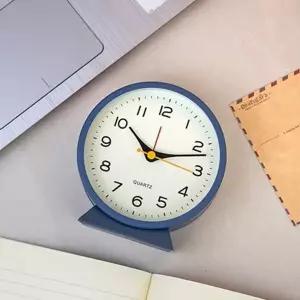 무소음 알람 시계 인테리어 자명종 야광 무소음 탁상 시계 침실