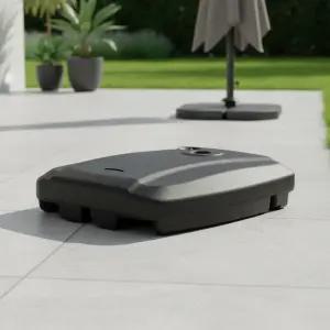 야외 정원 대형 파라솔 고정용 물통 받침대 60kg 강풍 대비용 베이스