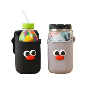 자전거 유모차 킥보드 실리콘 컵홀더 캐릭터 드링크백 텀블러 테이크아웃