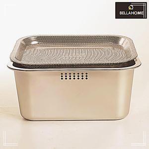 겸용트레이 설거지통+뚜껑겸용 학교 관공서 싱크대정리 홈 스텐304 트레이세트CN9615