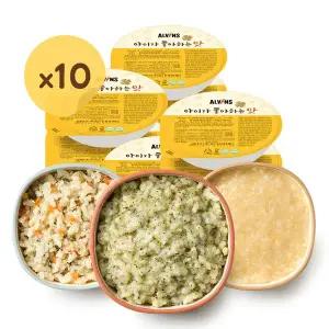 엘빈즈 이유식 초기 중기 후기 골고루 10팩