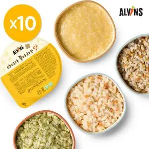 엘빈즈 이유식 반찬 13개월~ 골고루 10팩