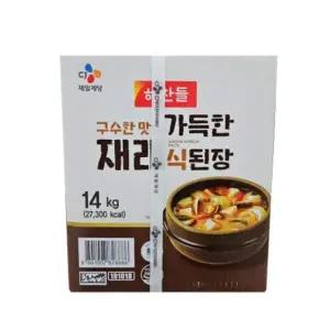 식당 급식실 업소용 대용량 재래식 된장 14kg