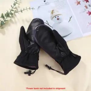 전기 가열 장갑 USB 충전 야외 캠핑 하이킹을 위한 방수 3단계 온도 조절