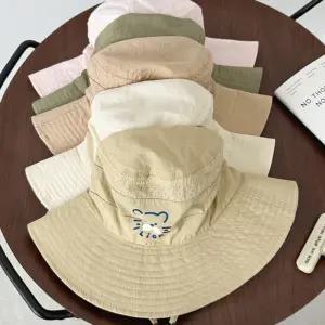 아동 라이언 방수 벙거지 챙모자 키즈 유아 어린이 숲